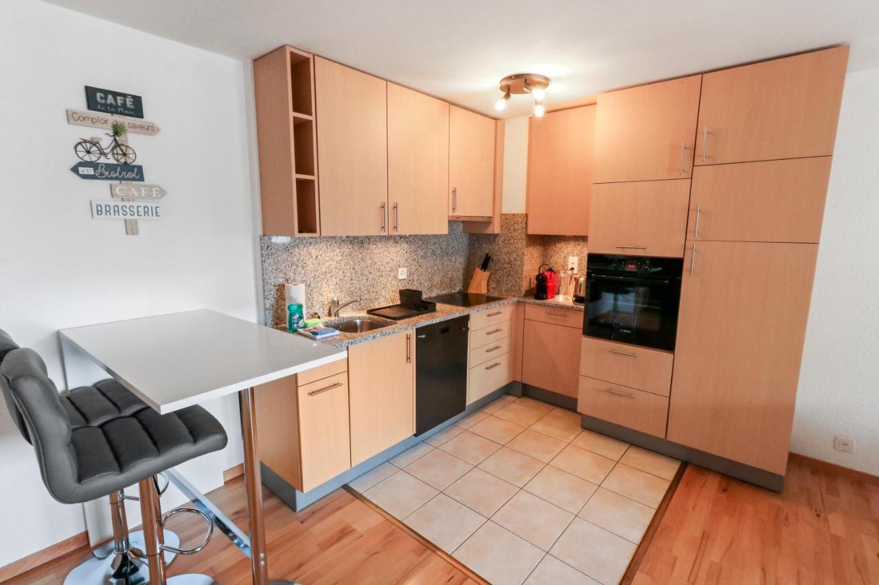 Logement Chaleureux Au Coeur De La Station Кранс Монтана Екстериор снимка