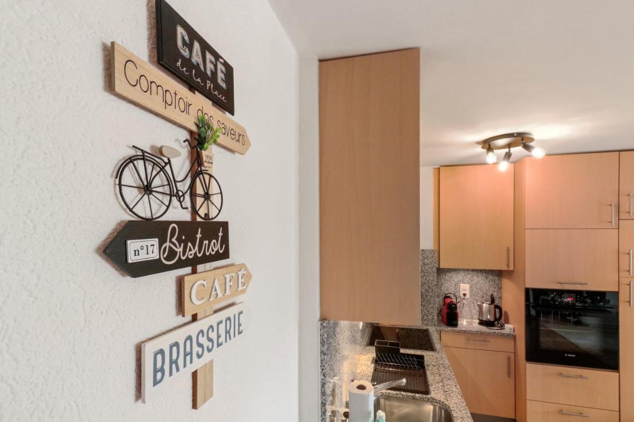 Logement Chaleureux Au Coeur De La Station Кранс Монтана Екстериор снимка