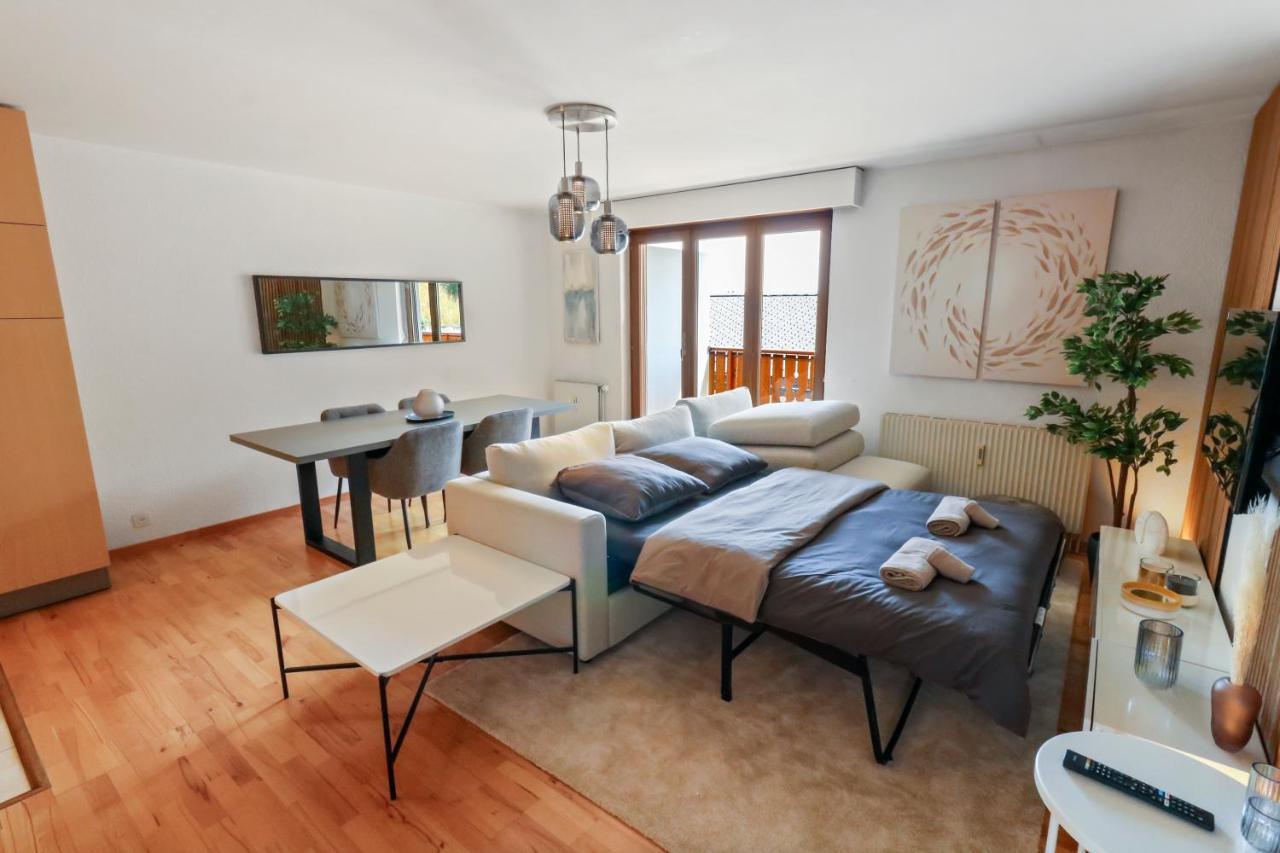 Logement Chaleureux Au Coeur De La Station Кранс Монтана Екстериор снимка