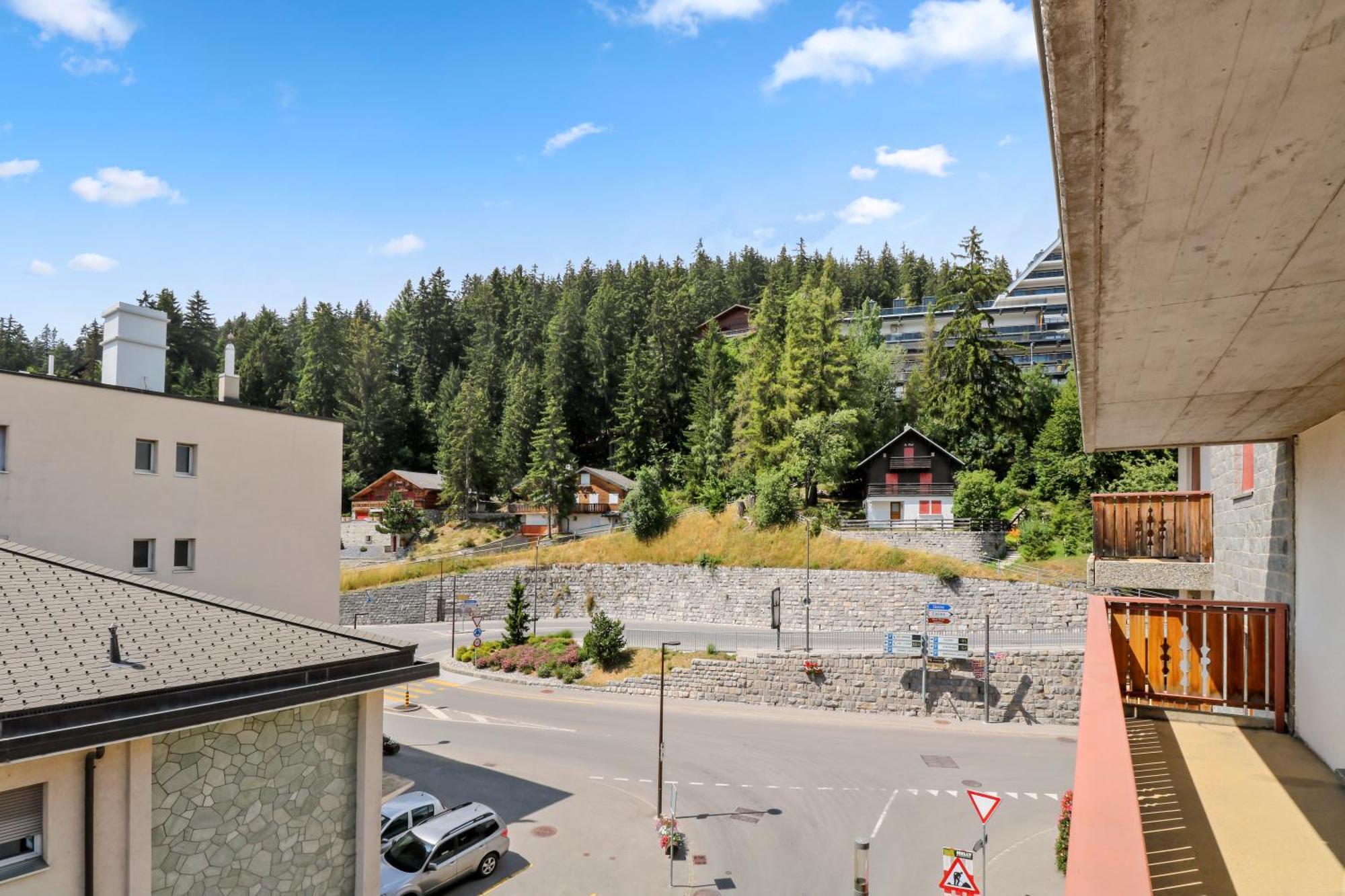 Logement Chaleureux Au Coeur De La Station Кранс Монтана Екстериор снимка